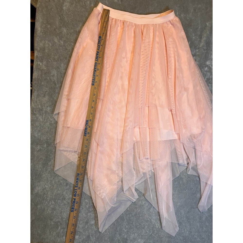 Versona S Pink Layered Star Sheer Tulle Tutu Skirt Balletcore Glenda Girlhood - Picture 4 of 8